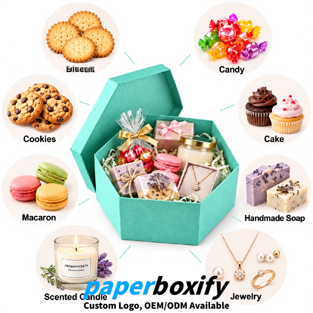 Aquamarine Paper Hexagon Box with Lid - Biodegrade Paper Mache Gift Boxes Manufacturer Aquamarine Paper Hexagon Box with Lid - Biodegrade Paper Mache Gift Boxes Manufacturer