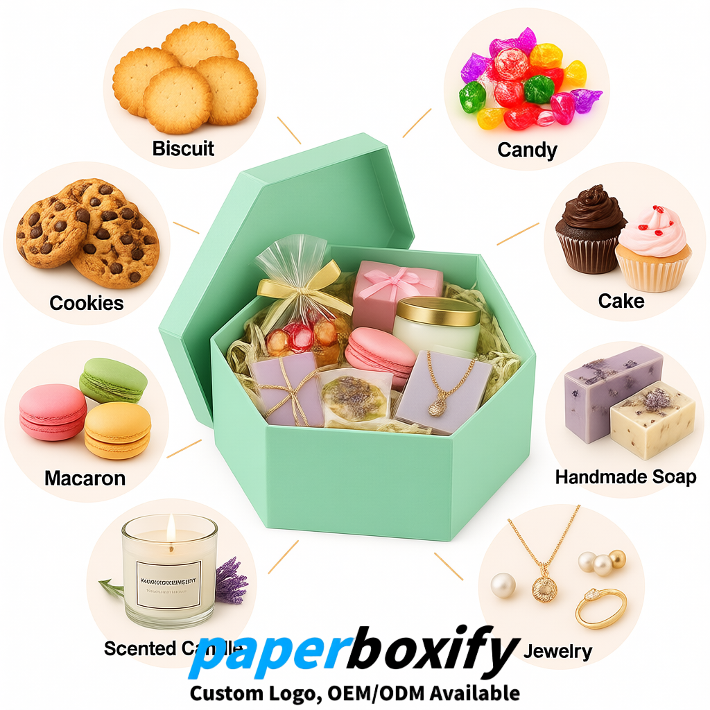 Mint Green Paper Hexagon Box with Lid - Biodegrade Paper Mache Gift Boxes Manufacturer Mint Green Paper Hexagon Box with Lid - Biodegrade Paper Mache Gift Boxes Manufacturer