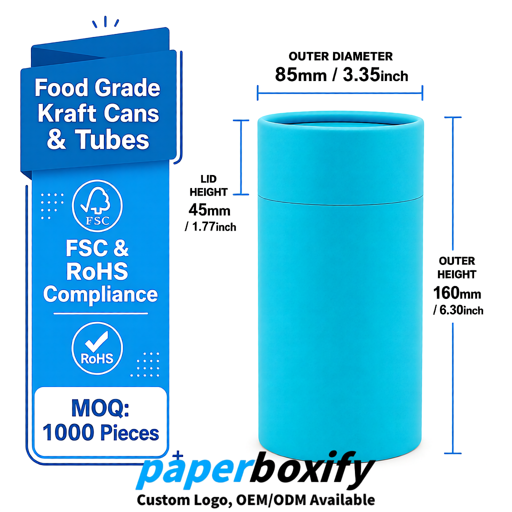 Cyan Paper Tubes 85x85x160/260, 100x100x90/190/300mm FSC/RoHS Certified Manufacturer Cyan Paper Tubes 85x85x160/260, 100x100x90/190/300mm FSC/RoHS Certified Manufacturer