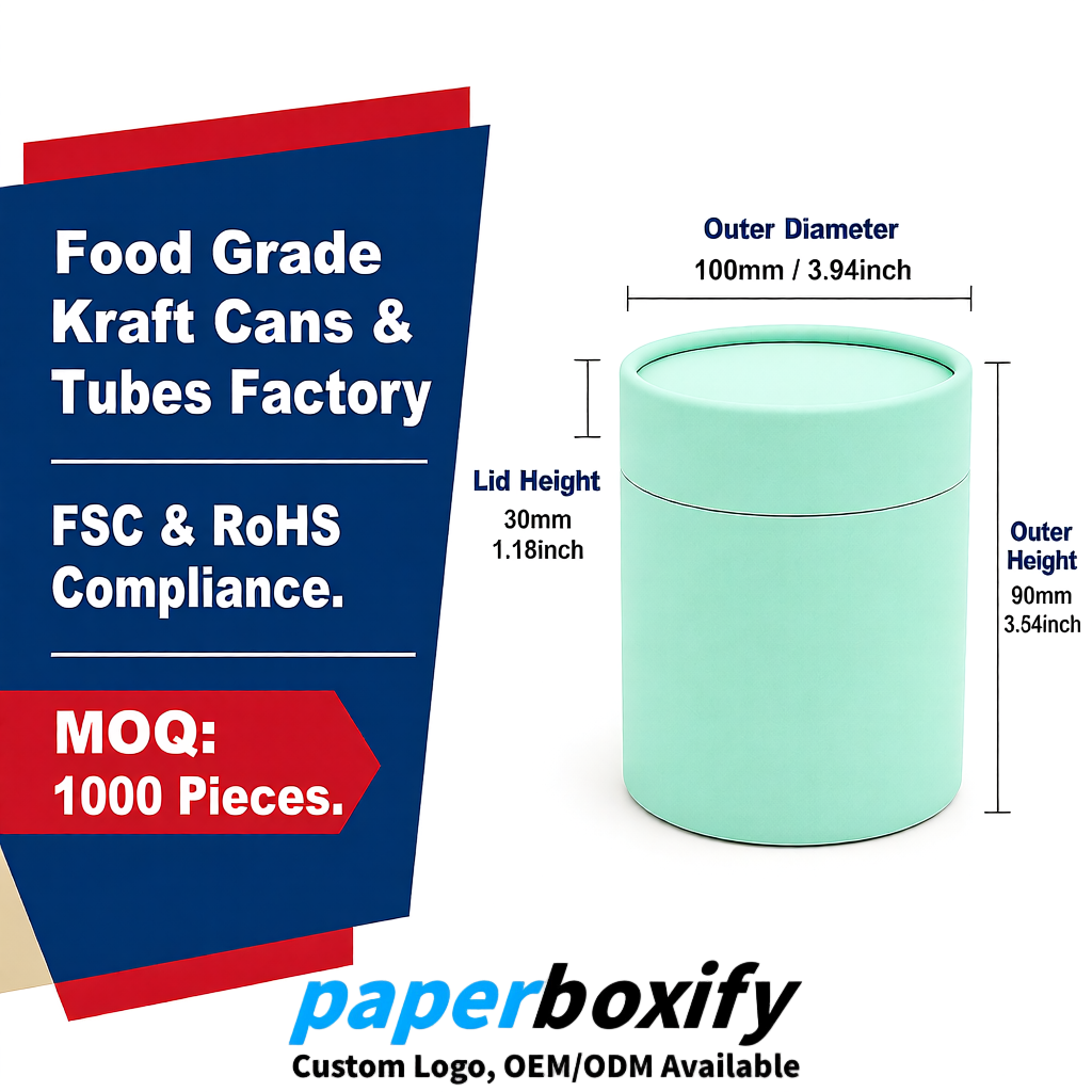 Mint Green Paper Tubes 85x85x160/260, 100x100x90/190/300mm FSC/RoHS Certified Manufacturer Mint Green Paper Tubes 85x85x160/260, 100x100x90/190/300mm FSC/RoHS Certified Manufacturer