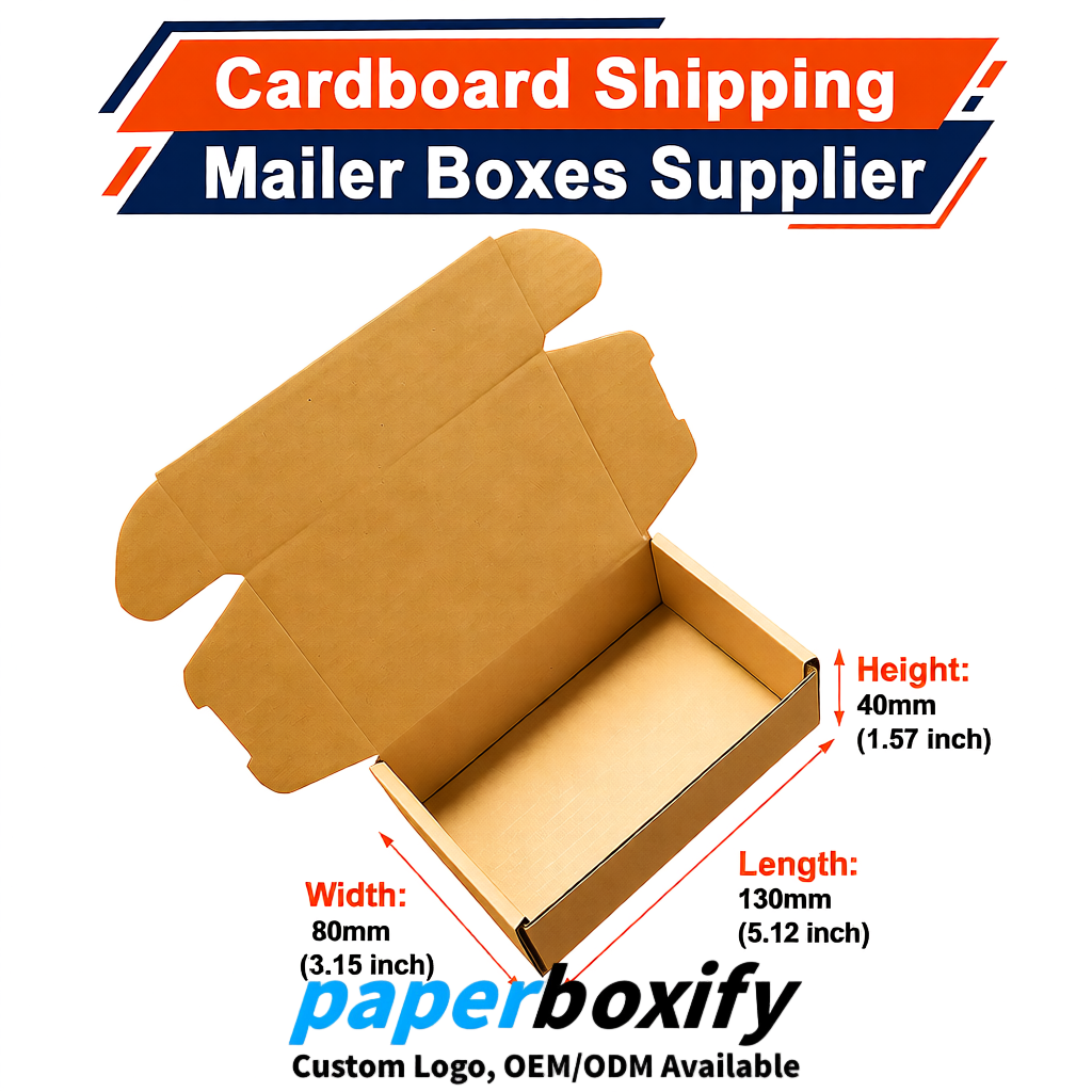 Ochre Self-Locking Cardboard Mailer Boxes 120x110x35, 120x120x40, 130x120x50, 130x80x25, 130x80x40mm Ochre Self-Locking Cardboard Mailer Boxes 120x110x35, 120x120x40, 130x120x50, 130x80x25, 130x80x40mm