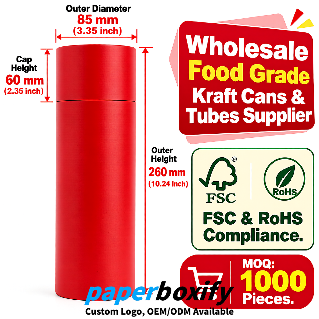 Red Paper Tubes 85x85x160/260, 100x100x90/190/300mm FSC/RoHS Certified Manufacturer Red Paper Tubes 85x85x160/260, 100x100x90/190/300mm FSC/RoHS Certified Manufacturer